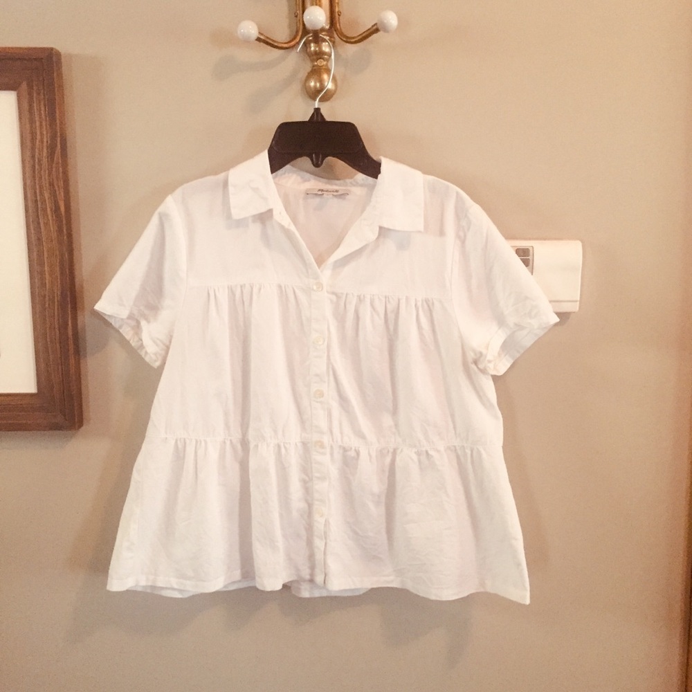 Madewell Seamed Button-down Shirt